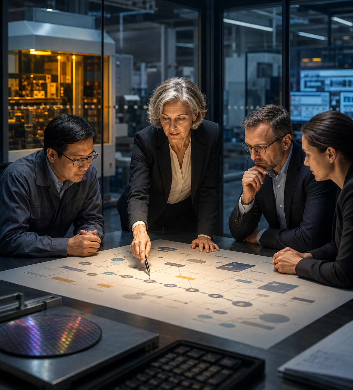 Marketing, sales and production working in disconnected silos